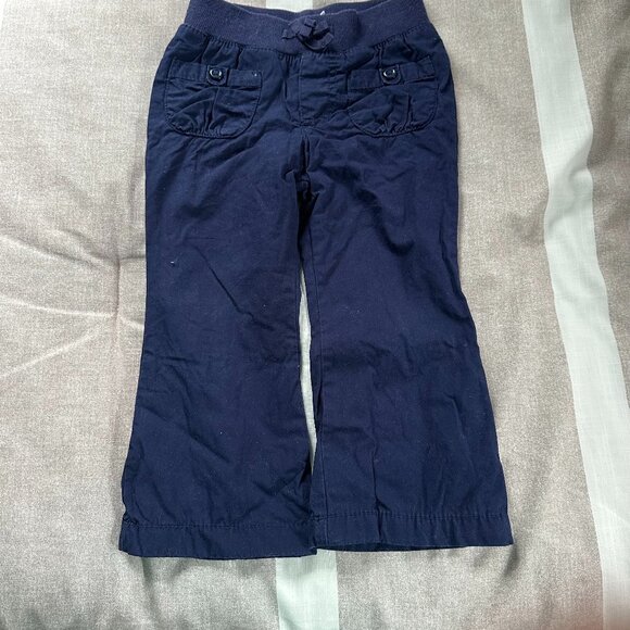 Carter's Other - EUC Carter's Navy Blue Toddler Pull On Khaki Pants Sz 2T